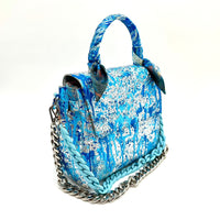 Thumbnail for Anca Barbu Vicky Bag, Splashes, Blue Splashes